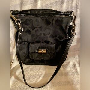 Coach- ‘Kristin’ Bag - Leather & Sateen